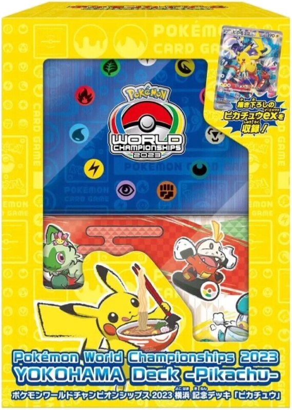Pokémon Card Game World Championship 2023 - Yokohama Pikachu ex Promo Deck Scealed Japonais