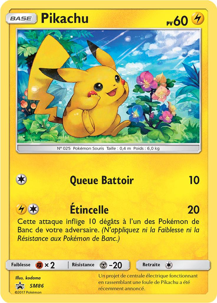 SM86 - Pikachu - Promo Soleil et Lune