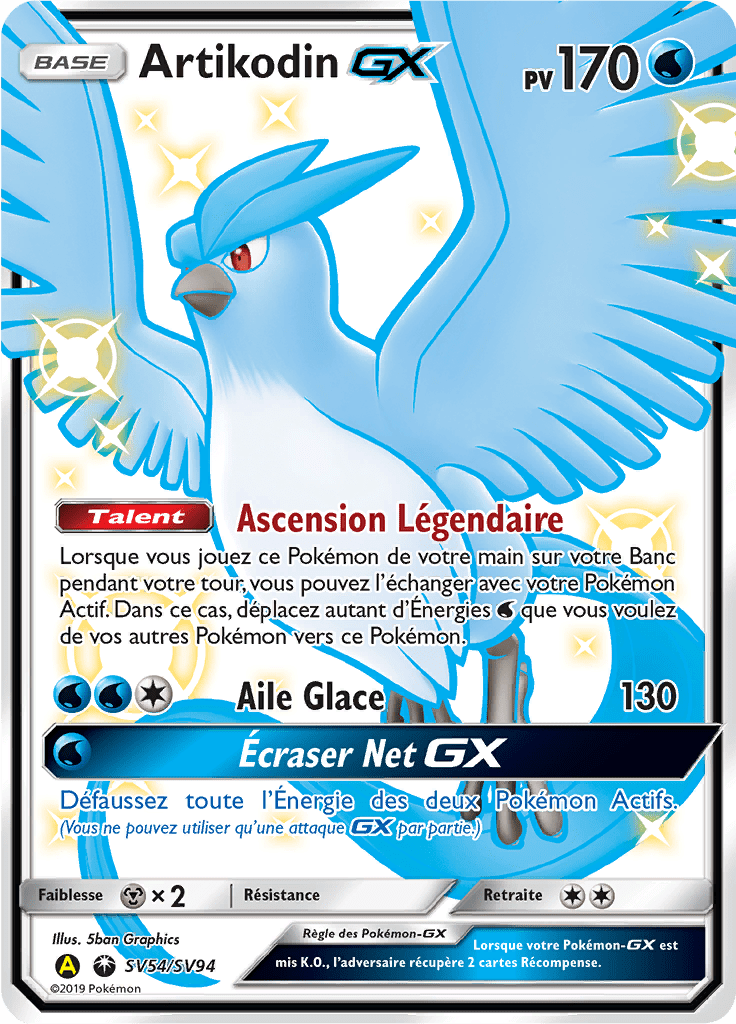 SV54/SV94 - Artikodin GX - Destinées Occultes