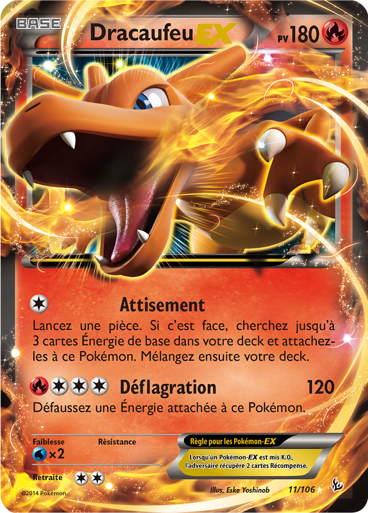 11/106 - Dracaufeu Ex - XY Etincelles
