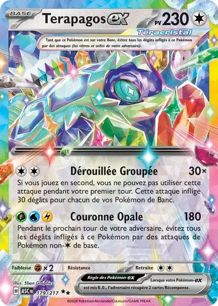 179/217 - Terapagos ex - ME2.5 Héros Transcendants