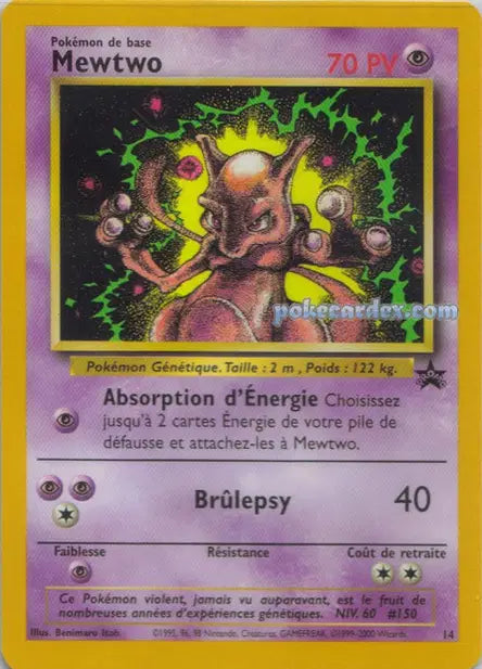 14 - Mewtwo - Promo Black Star Wizards