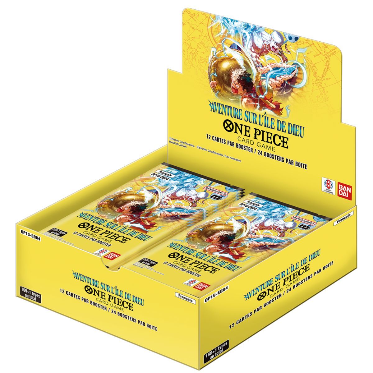 Display de 24 boosters - ONE PIECE OP15 - Aventure sur L'Île de Dieu ANGLAIS