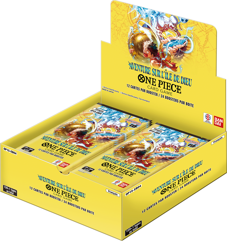 Display de 24 boosters - ONE PIECE OP15 - Aventure sur L'Île de Dieu 🇫🇷