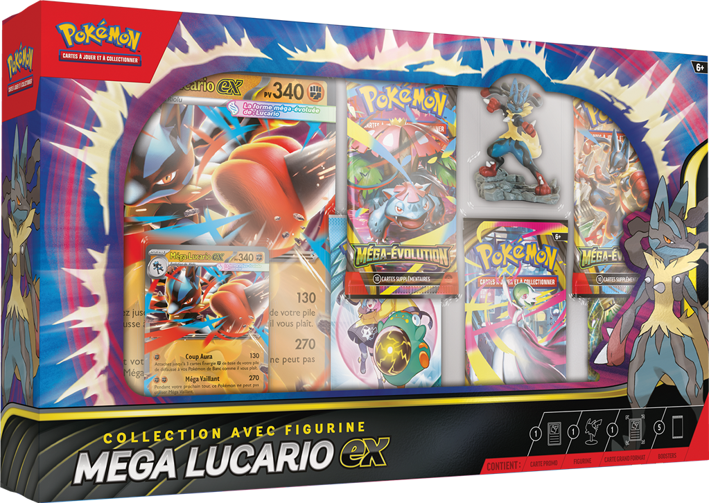 Coffret Premium Figurine Méga-Lucario-ex - ME01 🇫🇷