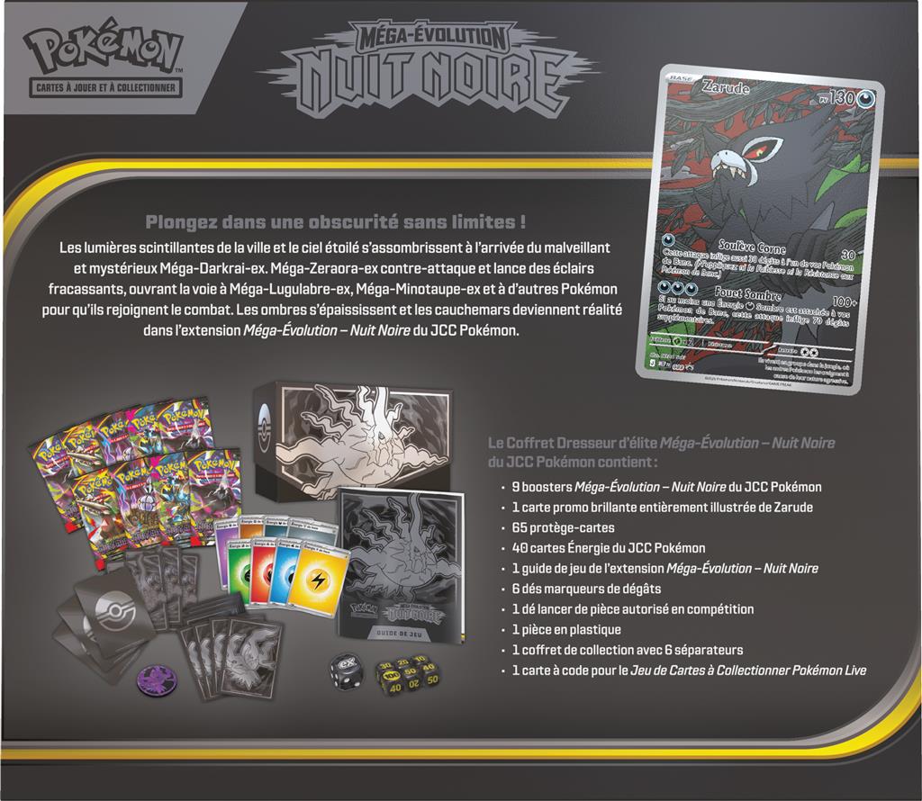 Coffret Dresseur d'Elite / ETB - Nuit Noire ME05 🇫🇷