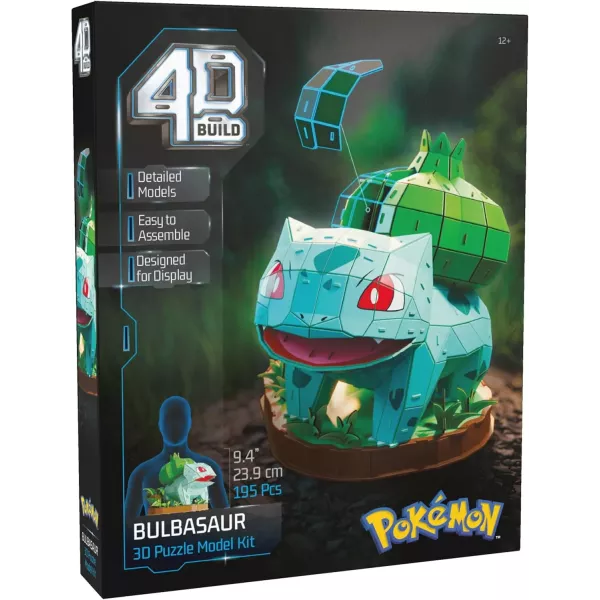 Puzzle 4D Build - Pokémon : Bulbizarre - 195 pièces