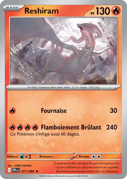 017/94 - Reshiram - ME02 Flammes Fantasmagoriques