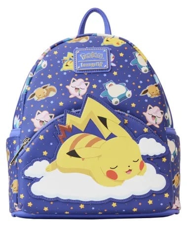 Sac à dos Pokémon - LoungeFly - Pikachu et Amis dormant