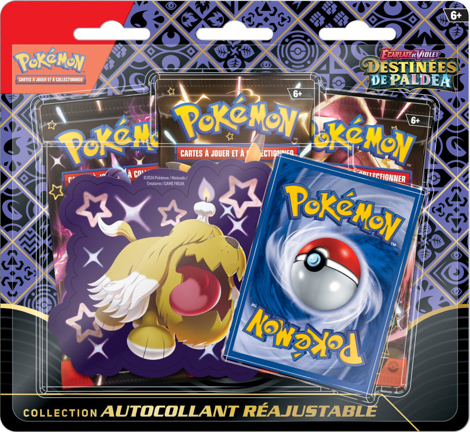 Tripack Autocollant - EV04.5 Ecarlate et Violet - Destinées de Paldea - Illustration aléatoire 🇫🇷