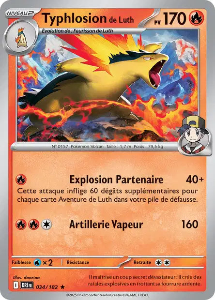 034/182 - Typhlosion de luth - EV10 Rivalités Destinées