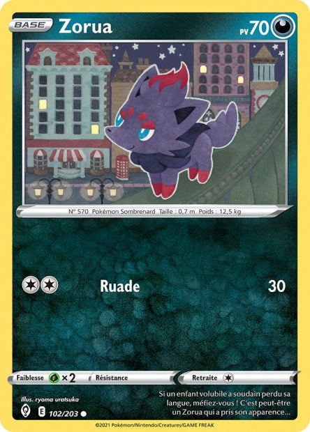 102/203 - Zorua - EB7 Evolution Celeste