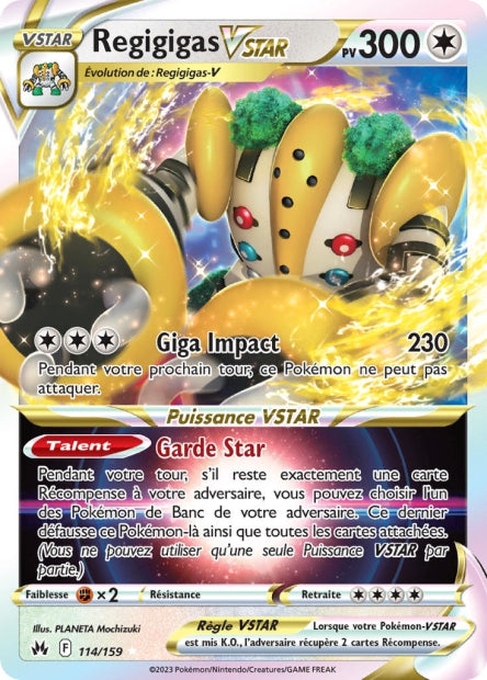 114/159 - Regigigas-VSTAR - EB12.5 Zénith Suprême