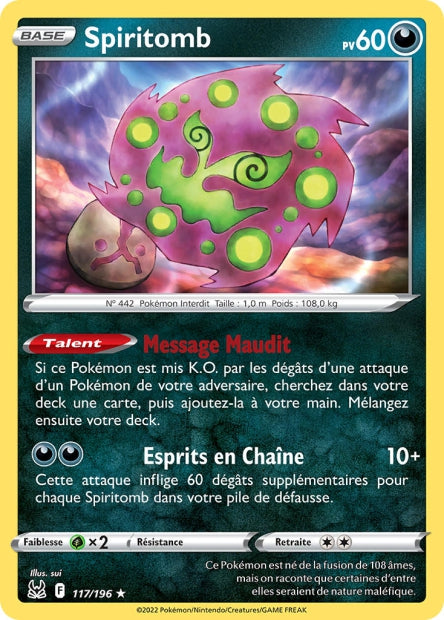 117/196 - Spiritomb - EB11 Origine Perdue