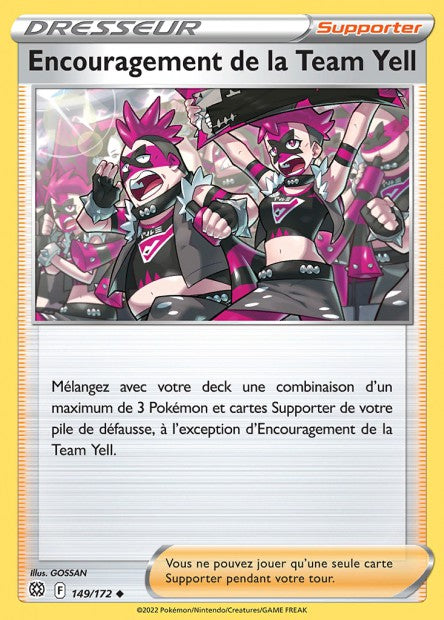 149/172 - Encouragement de la Team Yell - EB9 Stars Etincelantes