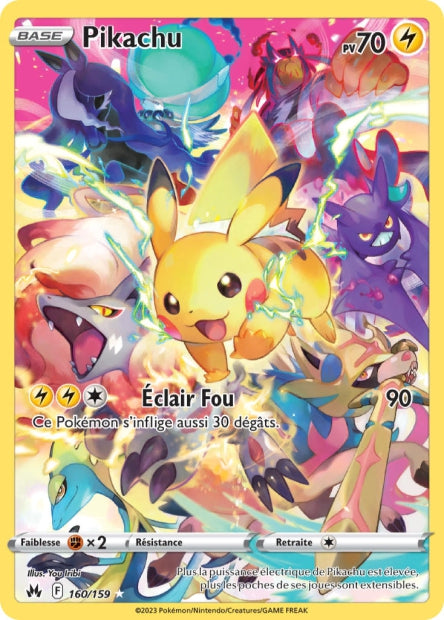 160/159 - Pikachu - EB12.5 Zénith Suprême