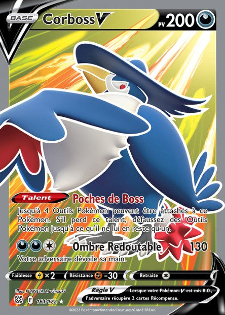 161/172 - Corboss-V - EB9 Stars etincelantes