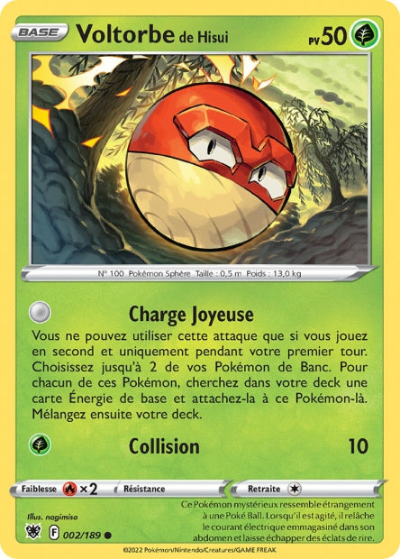002/189 - Voltorbe de Hisui - EB10 Astres Radieux