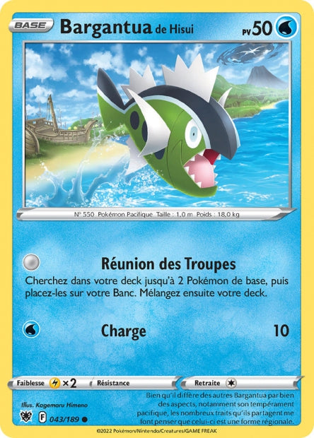 043/189 - Bargantua de Hisui - EB10 Astres Radieux