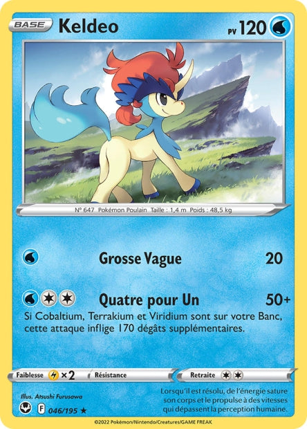 046/195 - Keldeo - EB12 Tempête Argentée