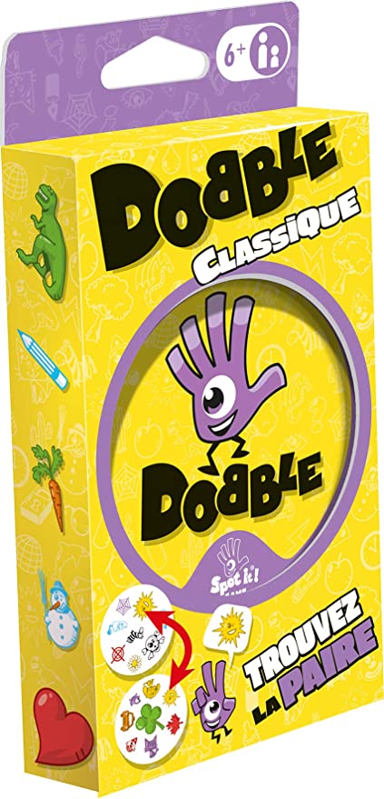 Dobble Gourmandise – Juego De Cartas De Observación Y Rapidez, Versión Temática Comida, De 2 A 5 Jugadores, A Partir De 4 Años, 10 Minutos Por Partida
