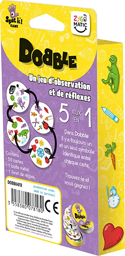 Jeu de cartes Asmodee Dobble Classique