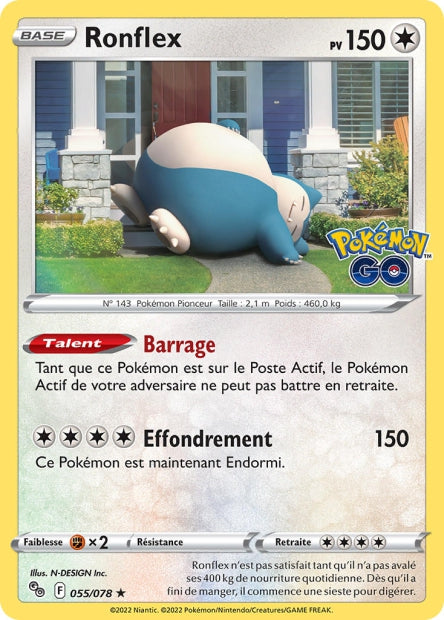 055/078 - Ronflex - EB10.5 Pokémon Go