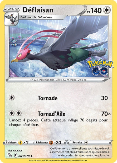 063/078 - Déflaisan - EB10.5 Pokémon Go