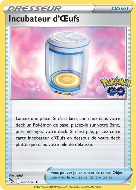 066/078 - Incubateur d'Œufs - EB10.5 Pokémon Go