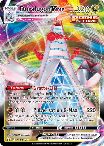 104/159 - Duralugon-VMAX - EB12.5 Zénith Suprême