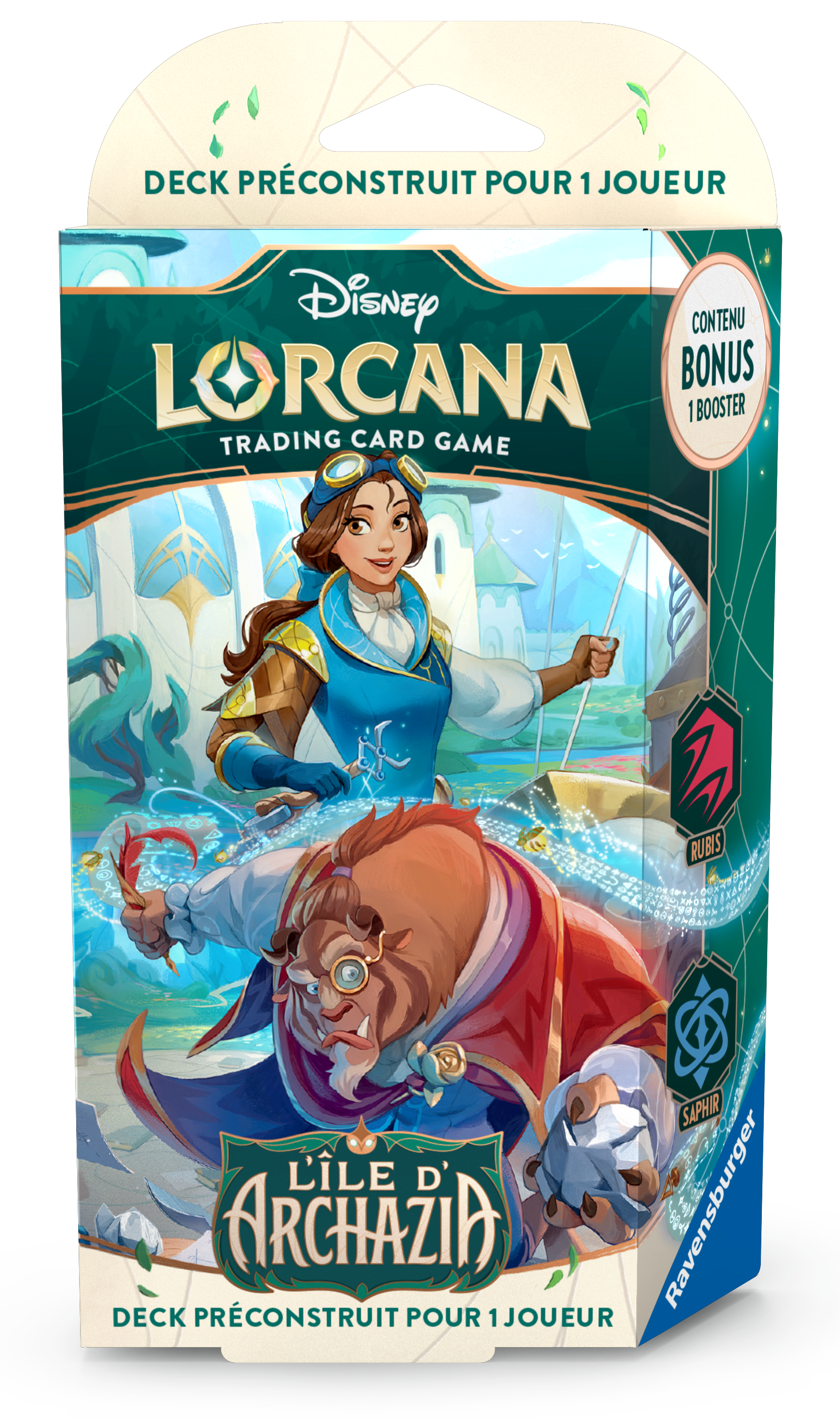 Deck de démarrage La Belle & La Bête - Disney Lorcana - Chapitre 7 - L'Île d'Archazia 🇫🇷