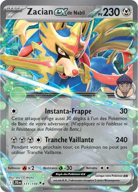 111/159 - Zacian ex de Nabil - EV9 Aventures Ensemble