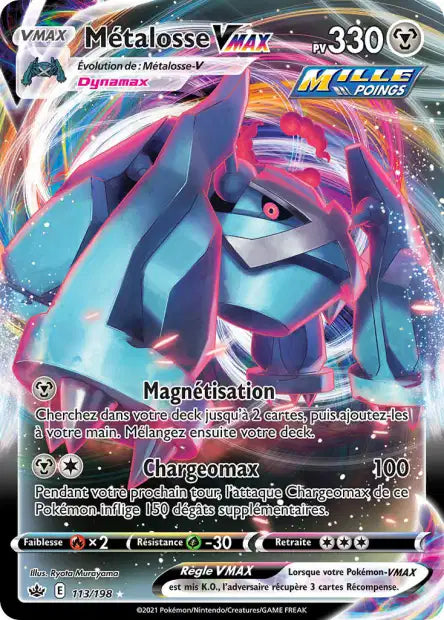 113/198 - Métalosse VMax - EB6 Règne de Glace