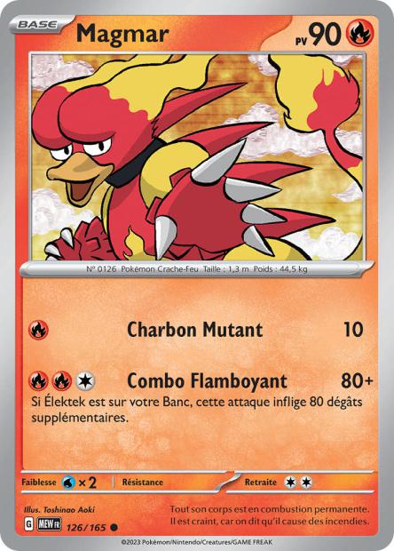 126/165 - Magmar - EV3.5 151