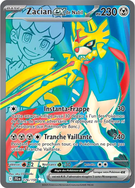 176/159 - Zacian Ex de Nabil - EV9 Aventures Ensemble