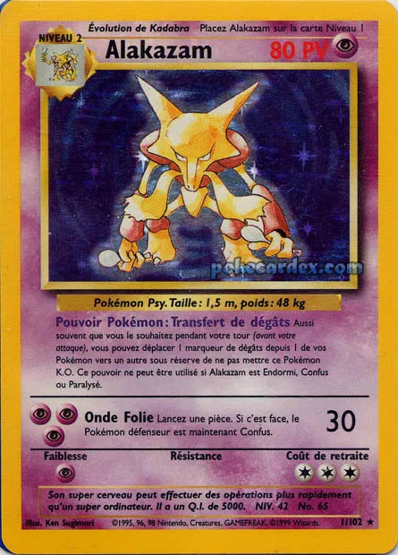 BS01 - Alakazam Holo - Set de Base ED1