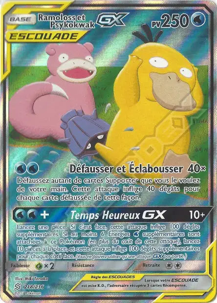 218/236 - Ramoloss et Psykokwak Gx - Harmonie des Esprits