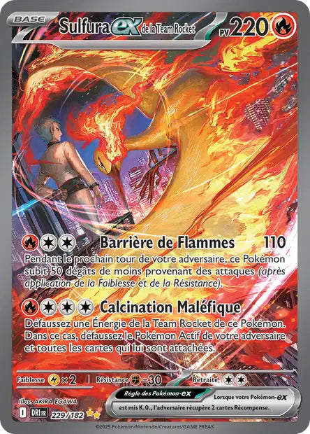 229/182 - Sulfura ex de la Team Rocket STAMP - EV10 Rivalités Destinées