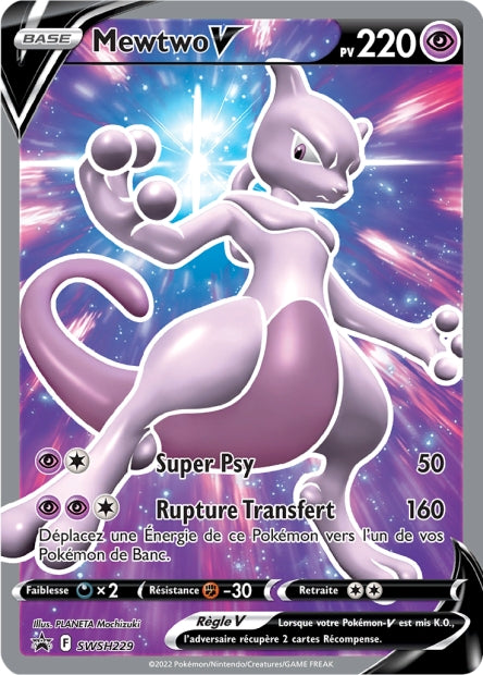 SWSH229 - Mewtwo-V - PROMO