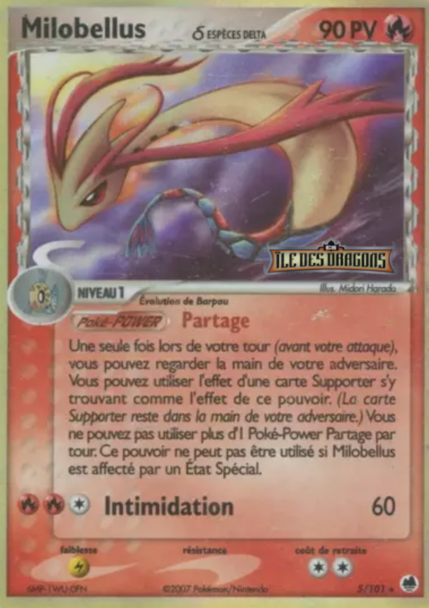 5/101 - Milobellus Stamp - Ex Ile des Dragons