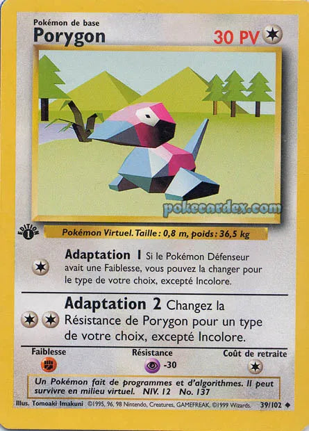 BS39 - Porygon - Set de Base ED1