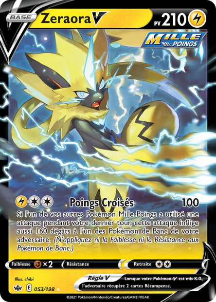 053/198 - Zeraora-V - EB6 Règne de Glace