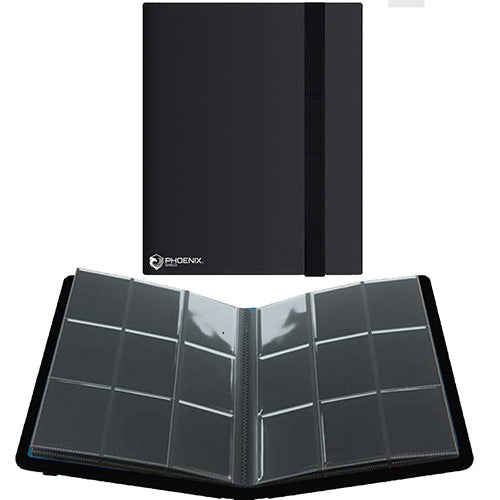 Phoenix Shield - 9-Pockets Basic Album - 396 cases - Noir