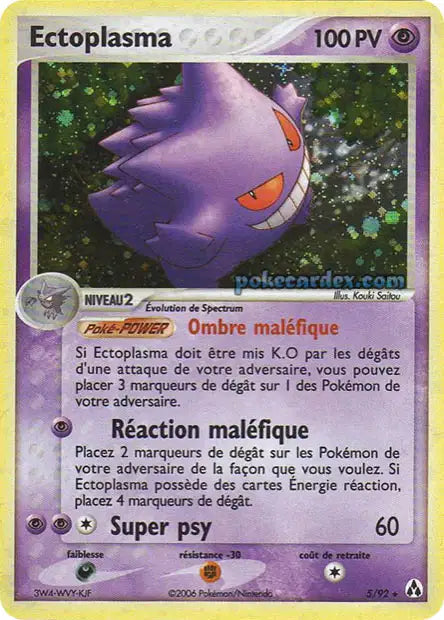 5/92 - Ectoplasma -   EX Créateurs de légendes