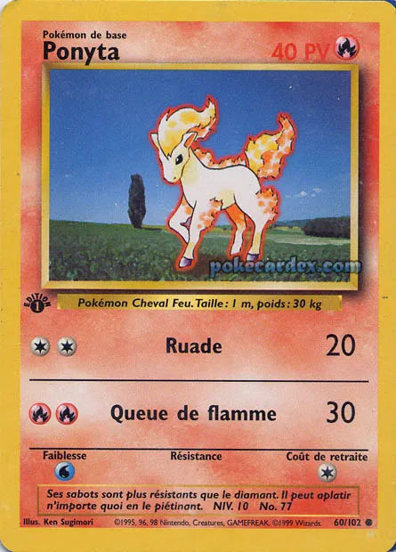BS60 - Ponyta - Set de Base ED1