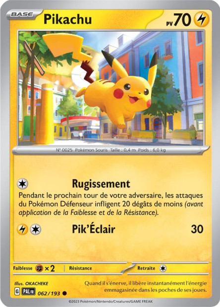 062/193 -  Pikachu - EV02 Évolutions à Paldea
