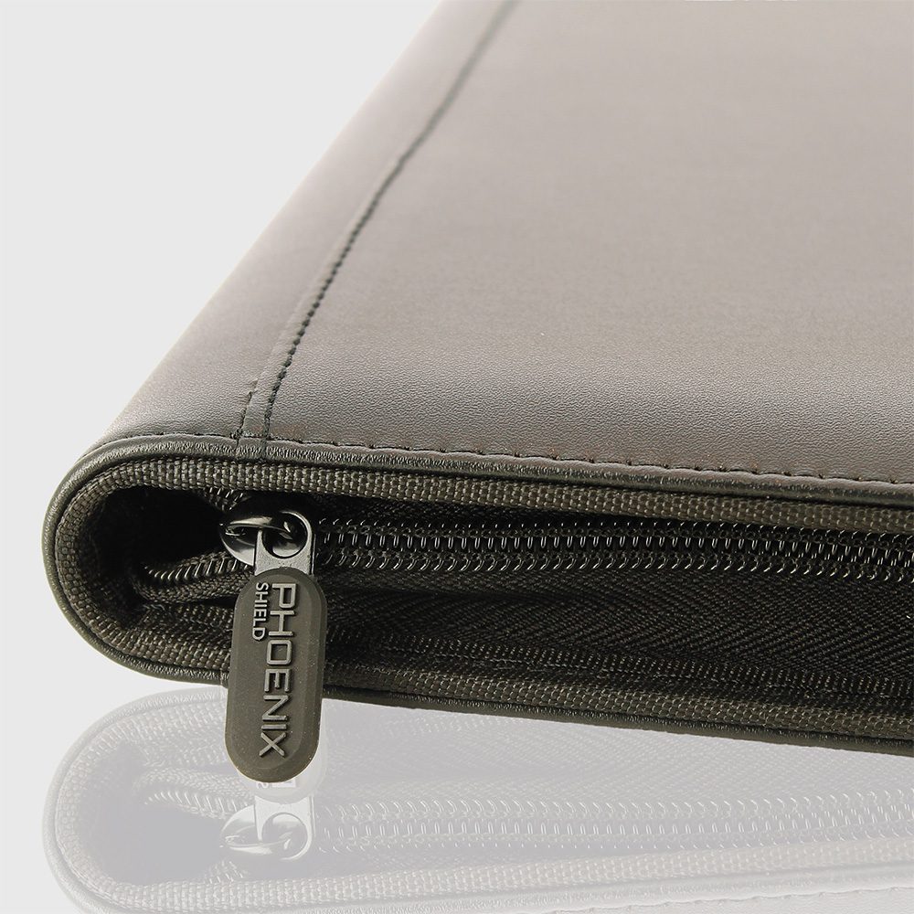 Phoenix Shield - 9-Pockets Deluxe Zipper Album - 360 cases - Noir