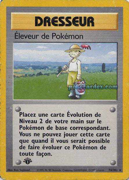 BS76 - Eleveur de Pokemon - Set de Base ED1