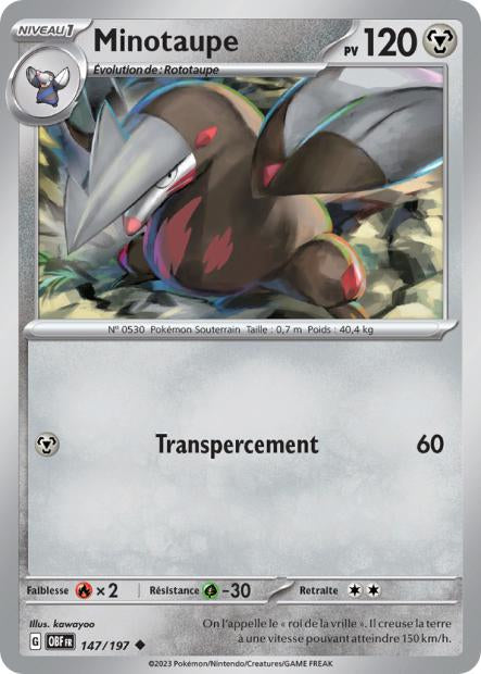 147/197 - Minotaupe - EV03 Flammes Obsidiennes
