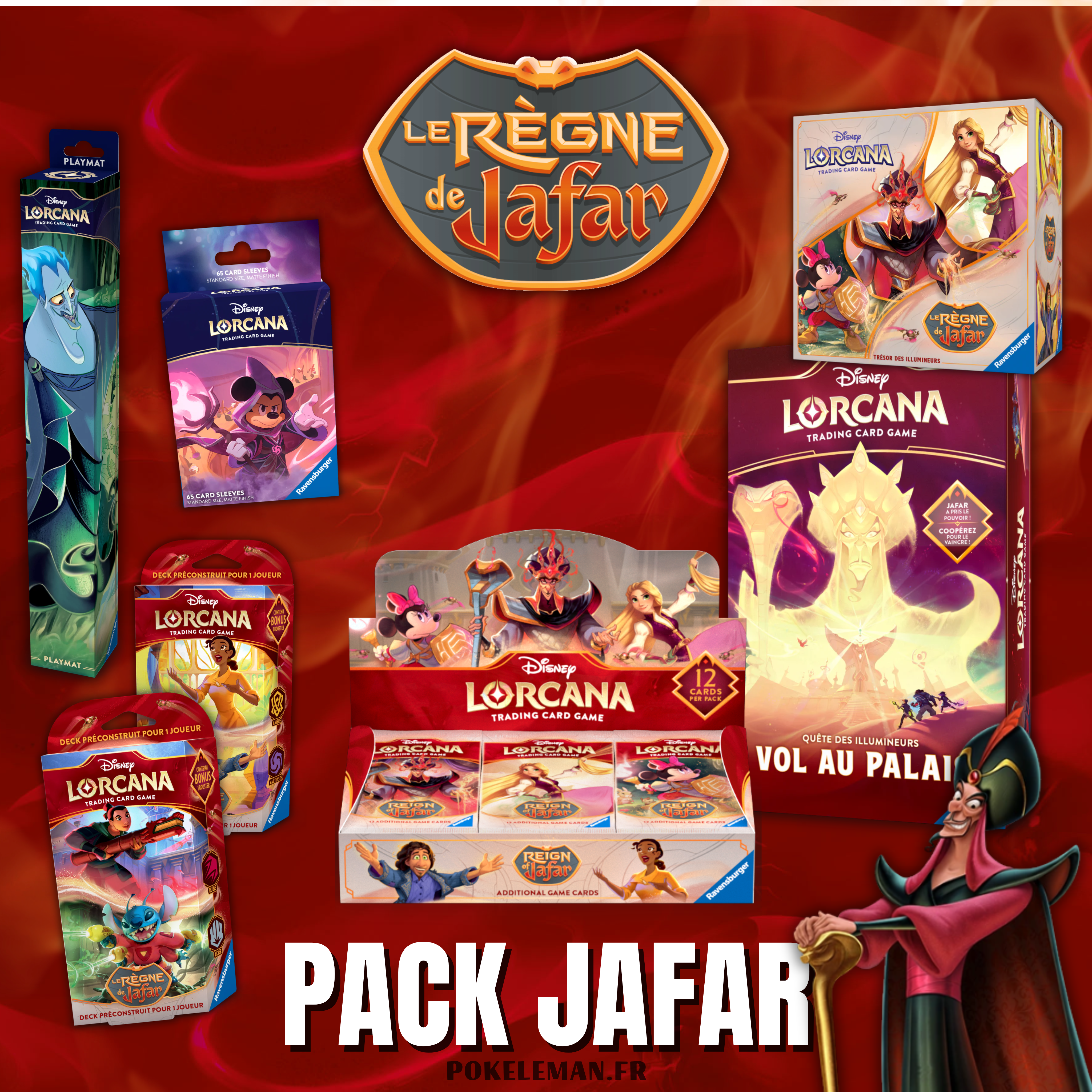 PACK JAFAR - Disney Lorcana - Chapitre 8 - Le Règne de Jafar 🇫🇷